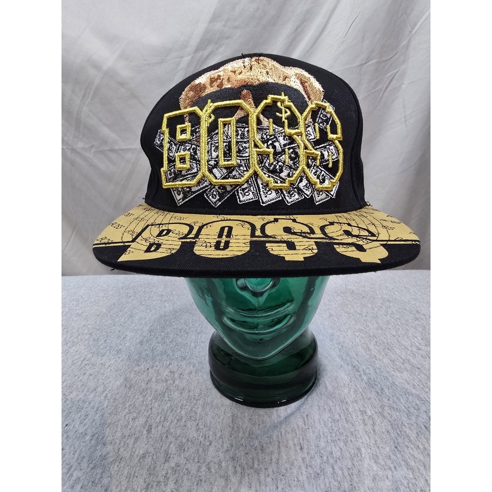 Top Level brand "Boss New Leader" snapback Teddy, Money, Golden Boss